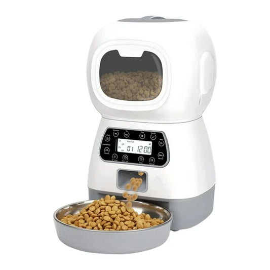 Automatic Pet Feeder  With Voice Recorder